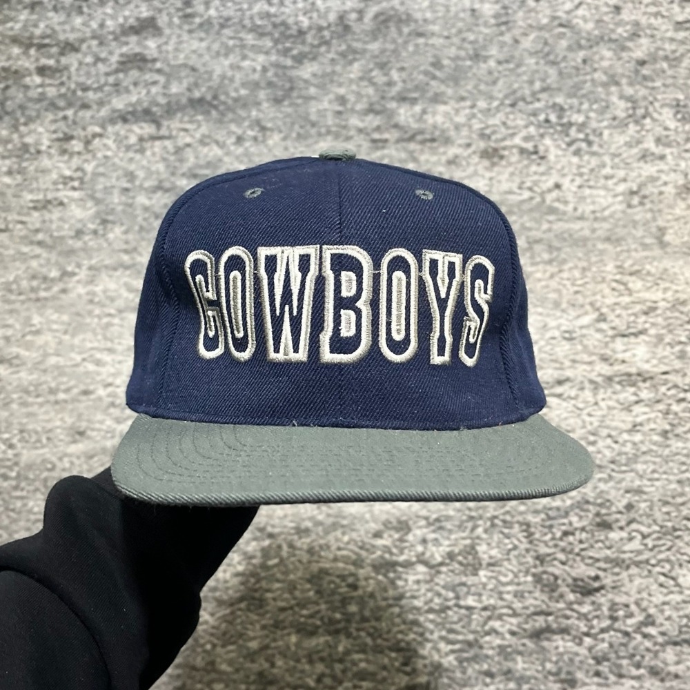 Vintage Dallas Cowboys Pro Player‎ Snapback Hat NFL Embroidered 90s Wool Cap